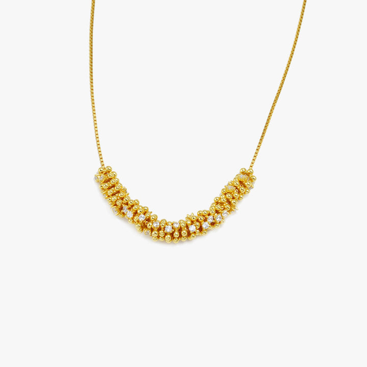 Wheat's Cascade Necklace in 925 Sterling Silver - BE FRUITFUL