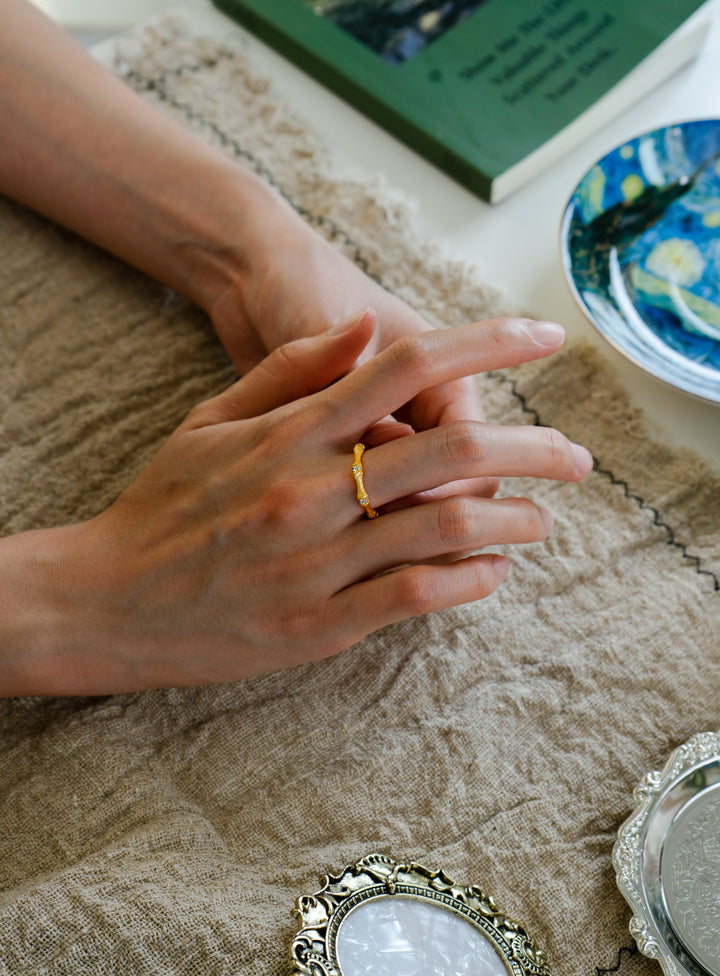 Bamboo whisper Ring