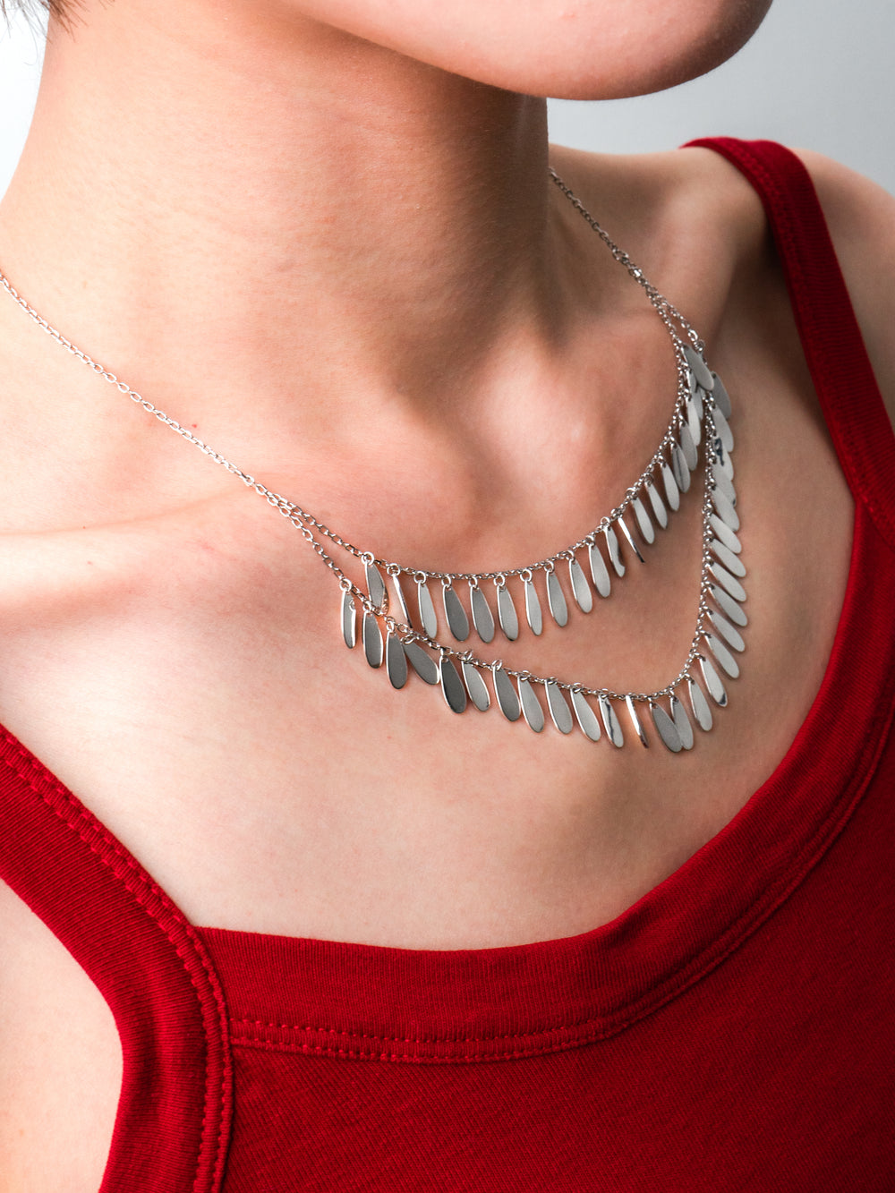 Raindrop Necklace in 925 Sterling Silver - BE FRUITFUL