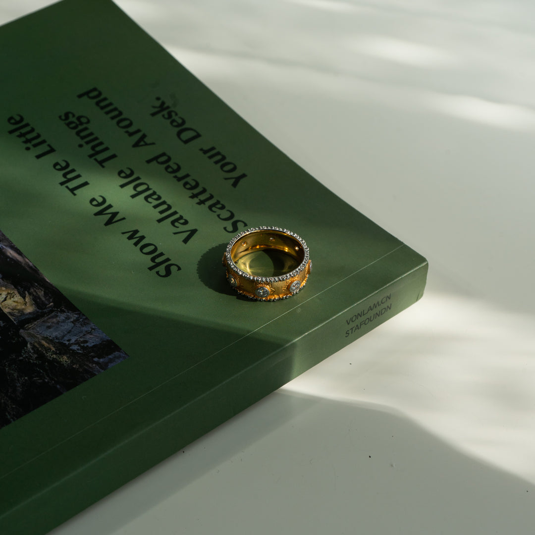 Solara Sigil Ring in 925 Sterling Silver - BE FRUITFUL