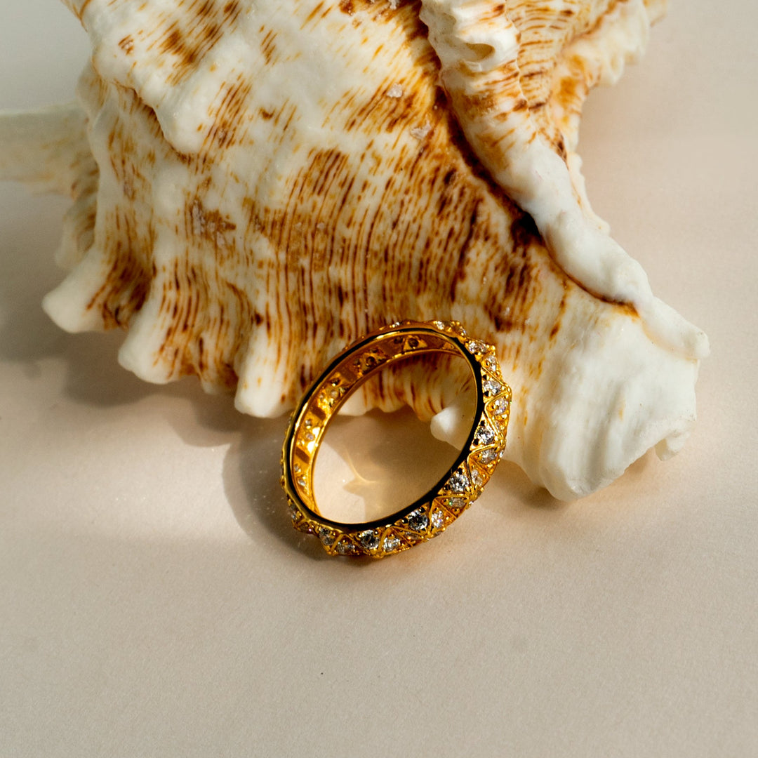 Solara Sigil Ring in 925 Sterling Silver - BE FRUITFUL