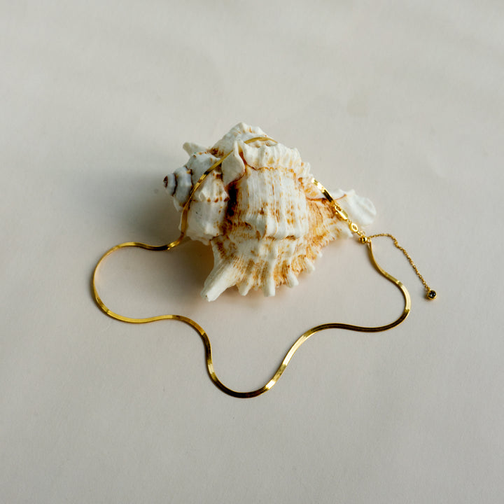 Serpentine Silk Necklace in 925 Sterling Silver - BE FRUITFUL