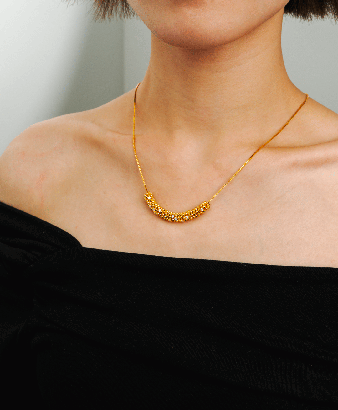 Wheat's Cascade Necklace in 925 Sterling Silver - BE FRUITFUL