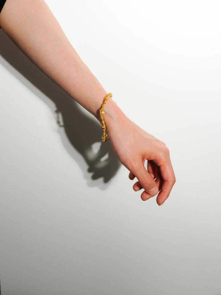 Vine Whisper Bracelet in 925 Sterling Silver - BE FRUITFUL