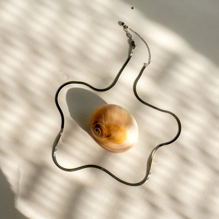 Serpentine Silk Necklace in 925 Sterling Silver - BE FRUITFUL
