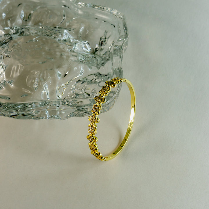 Microlight Bracelet in Gold-Plated Brass - BE FRUITFUL