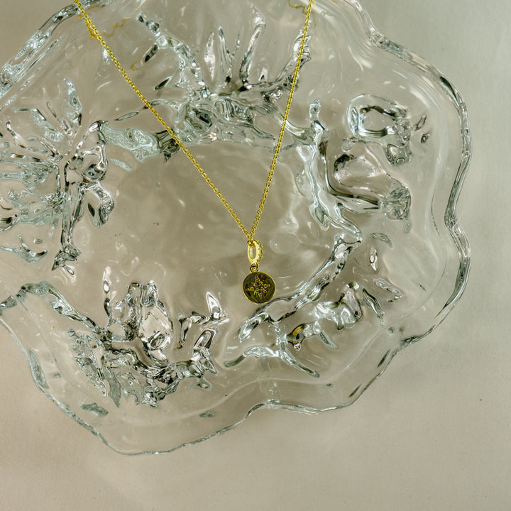 Star Shine Necklace in Gold-Plated Brass - BE FRUITFUL
