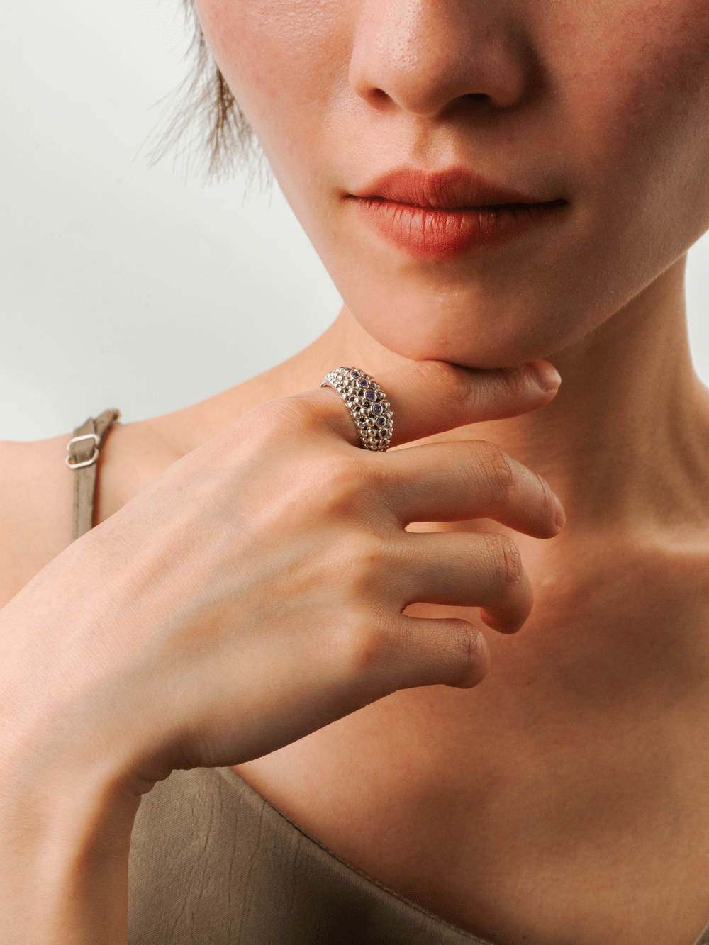 Violet Waltz Ring in 925 Sterling Silver - BE FRUITFUL