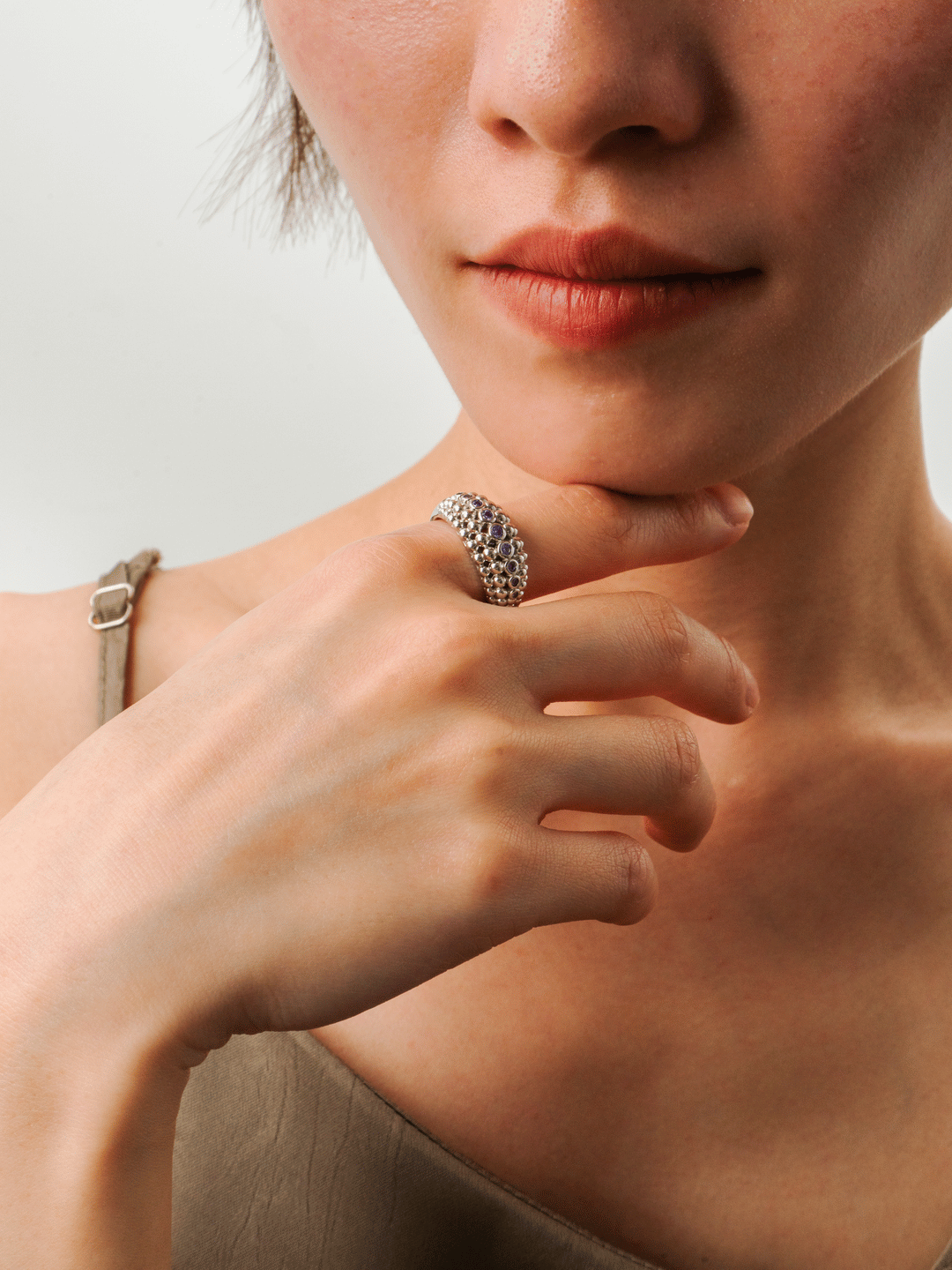 Violet Waltz Ring in 925 Sterling Silver - BE FRUITFUL