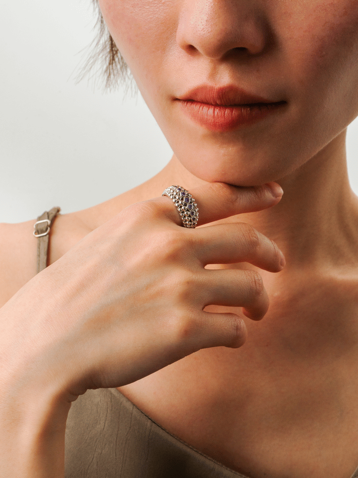 Violet Waltz Ring in 925 Sterling Silver - BE FRUITFUL