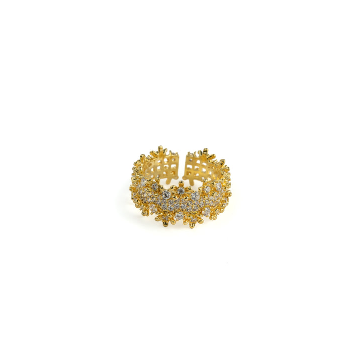 Starburst Ring in Gold-Plated Brass - BE FRUITFUL