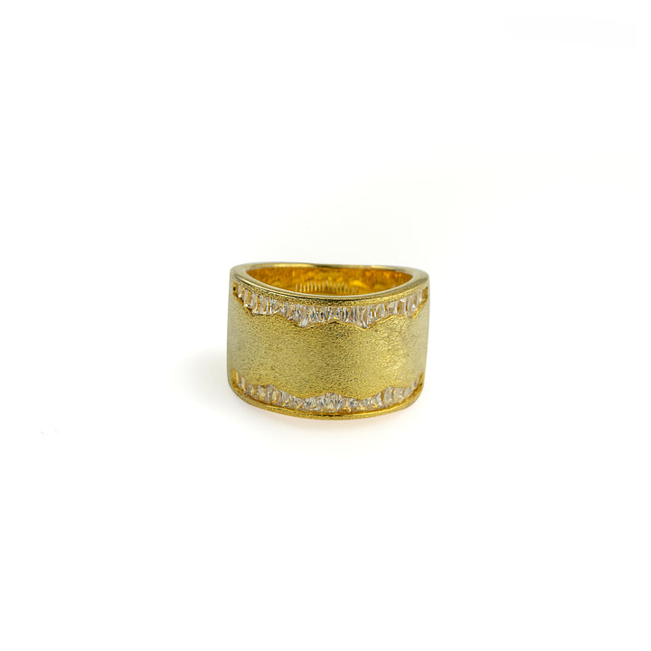 Gold Leaf Ring in Gold-Plated Brass - BE FRUITFUL
