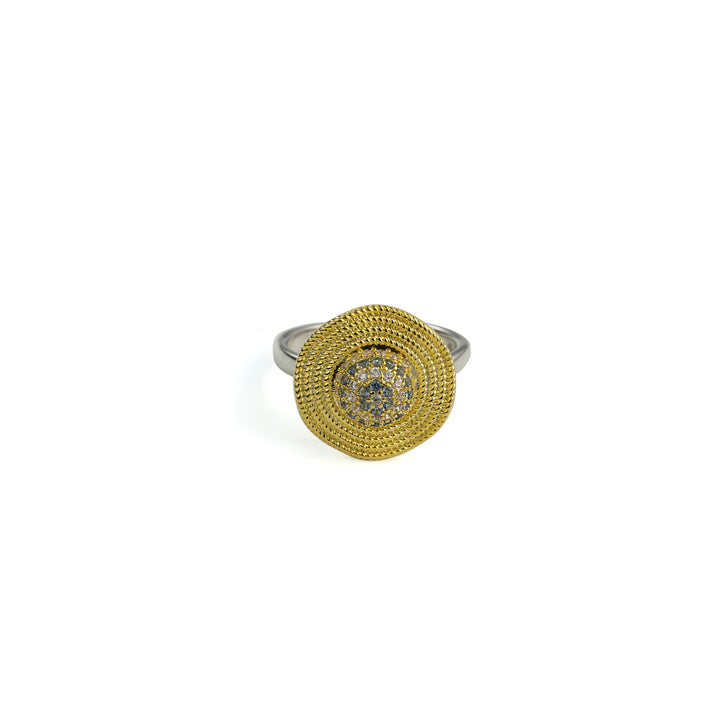Lively Spin Ring in Gold-Plated Brass - BE FRUITFUL
