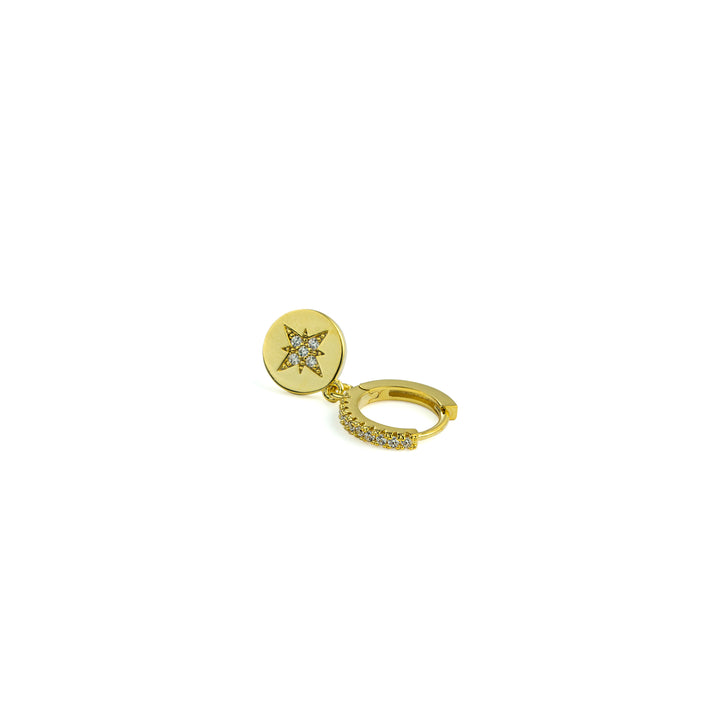 Twinkling Starlet Earrings in Gold-Plated Brass - BE FRUITFUL