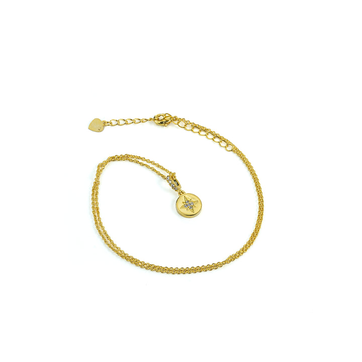 Star Shine Necklace in Gold-Plated Brass - BE FRUITFUL