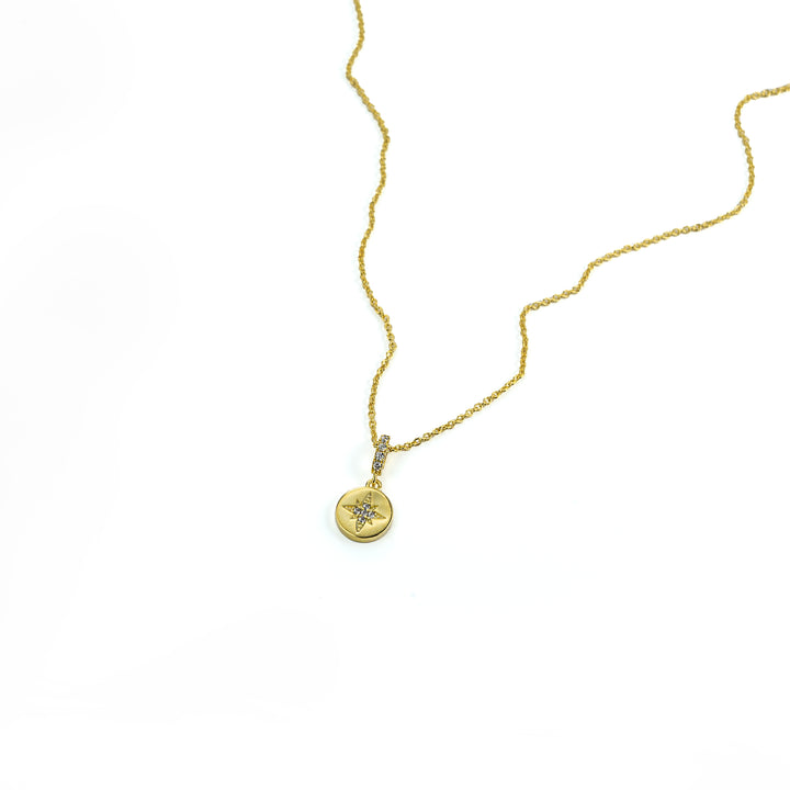 Star Shine Necklace in Gold-Plated Brass - BE FRUITFUL