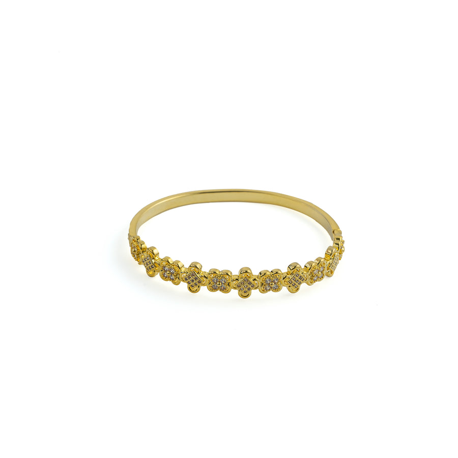 Microlight Bracelet in Gold-Plated Brass - BE FRUITFUL