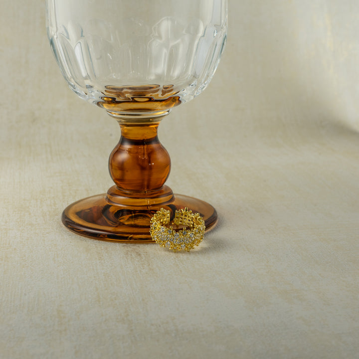 Starburst Ring in Gold-Plated Brass - BE FRUITFUL